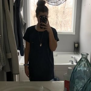 t-shirt dress (navy) ❤️